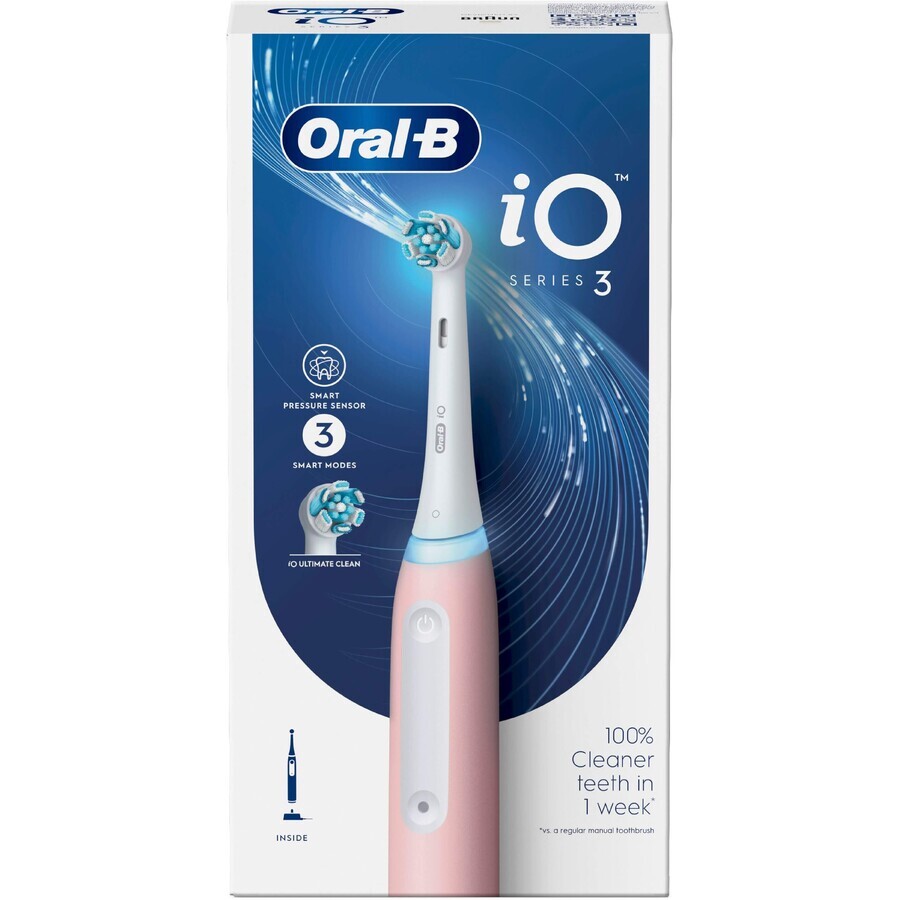 Brosse à dents électrique Oral-B iO 3 rose