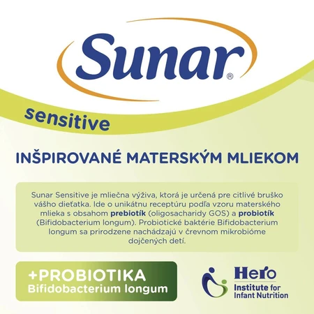 Sunar Sensitive 3 toddler milk 500 g