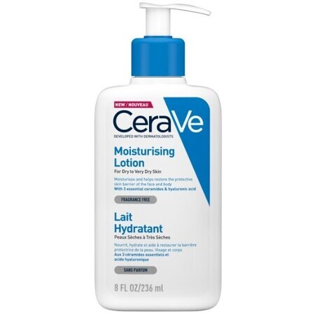 CeraVe Feuchtigkeitslotion für trockene bis sehr trockene Haut 236 ml