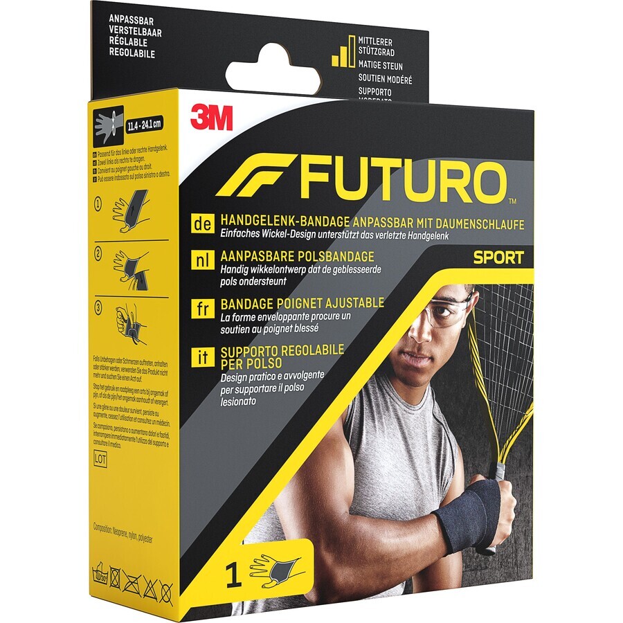 3M Futuro SPORT Supporto per polso regolabile