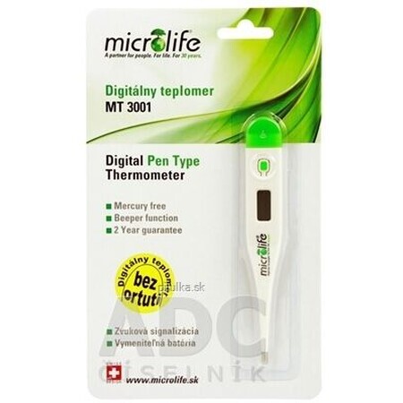 Digitale thermometer Microlife MT 3001 groen