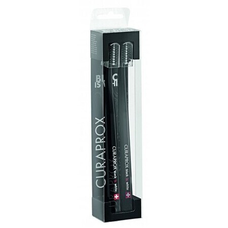 Curaprox CS 5460 Ultra Soft Toothbrushes DUO Black ist schwarz/schwarz im 2er-Pack