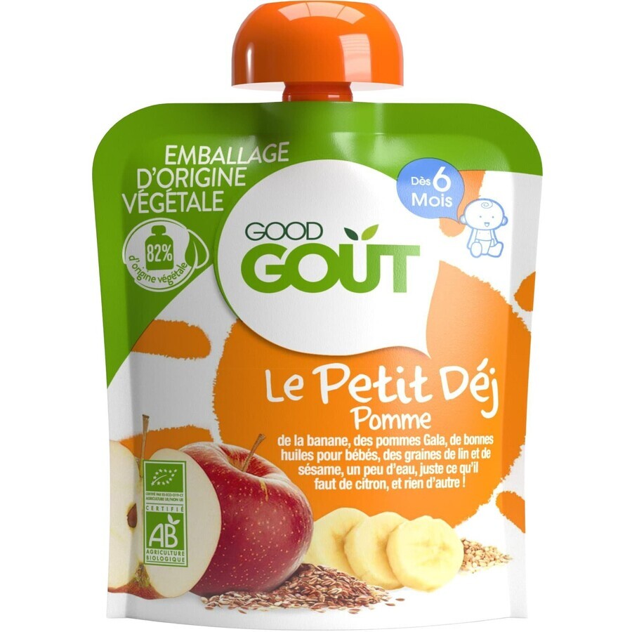 Good Goût Desayuno de Manzana Bio 70 g