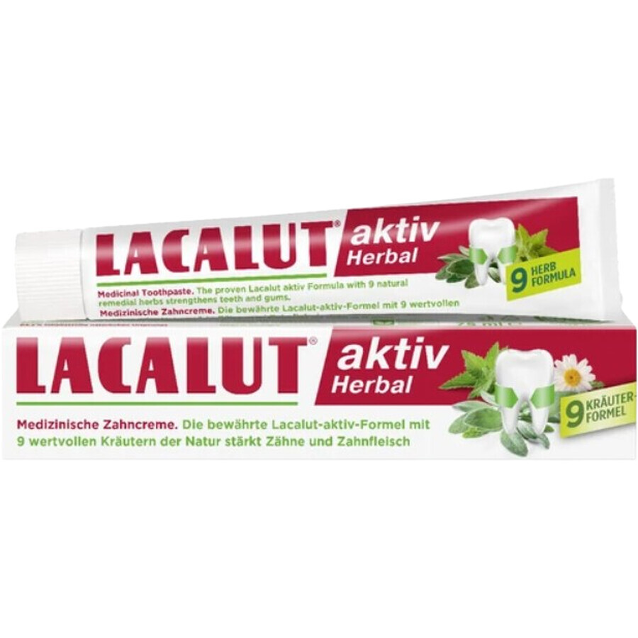 Lacalut Aktiv Kräuterzahnpasta 75 ml