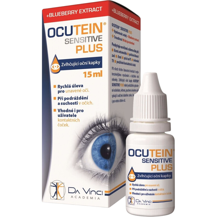 Ocutein Sensitive Plus Feuchtigkeitsspendende Augentropfen 15 ml