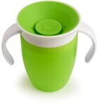 Munchkin Junior 360° Vaso para sorber no vertedor 12m+, verde 207ml