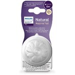 Philips Avent Chupete Natural Response 1 primer flujo 0m, 2 unidades