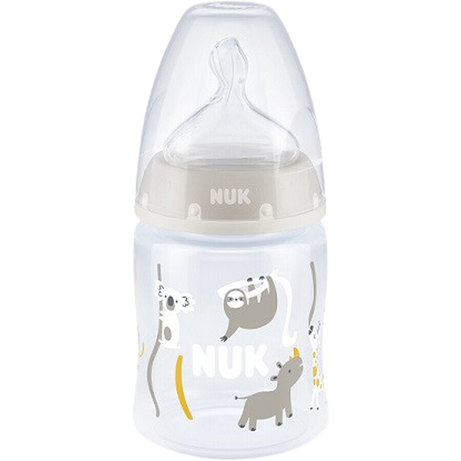 Nuk First Choice Flasche Temperaturkontrolle beige 150 ml