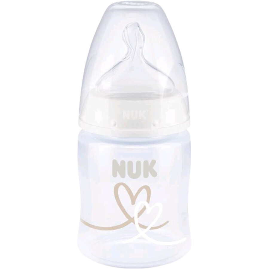 Nuk First Choice Flasche Temperaturkontrolle beige 150 ml