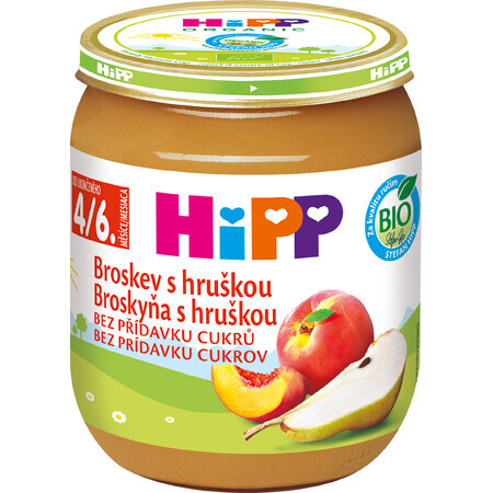 HiPP Organic Peach with pear 125 g