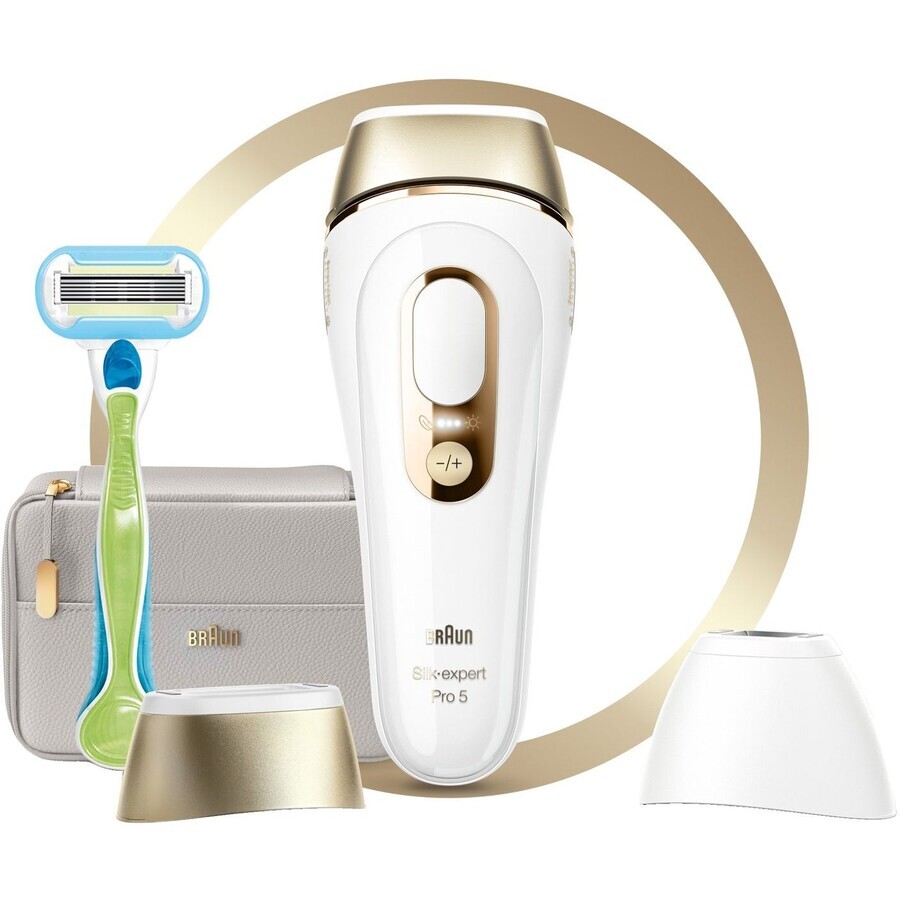 Braun Braun Silk-expert Pro 5 PL5154, IPL for women, long-lasting epilation, white/yellow