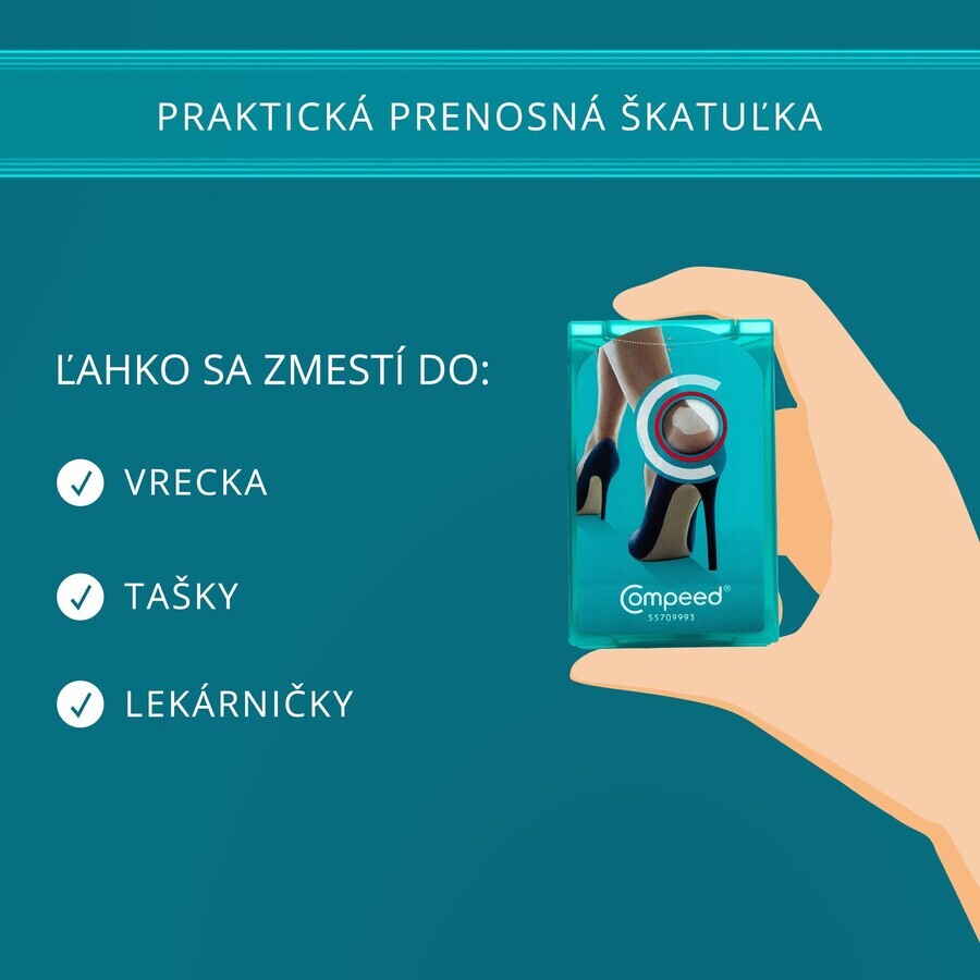 Compeed Plasture pentru bășici la călcâi 5 buc