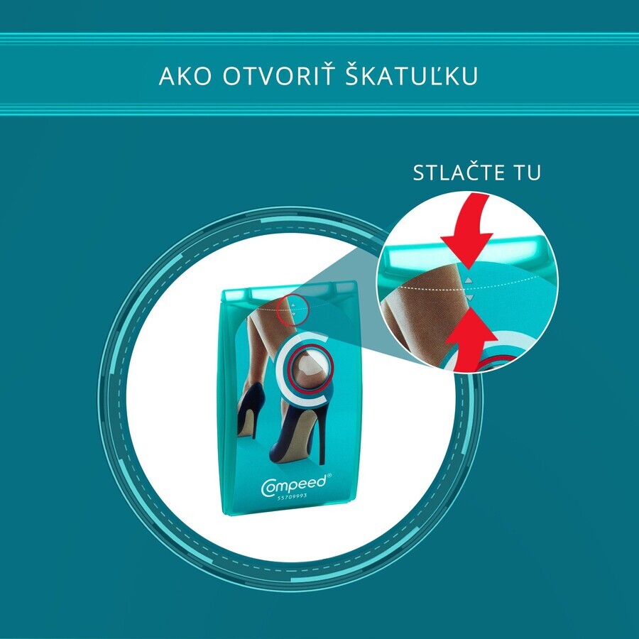 Compeed Plasture pentru bășici la călcâi 5 buc