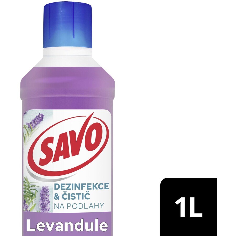 Floor disinfectant and cleaner Savo Lavender 1 l