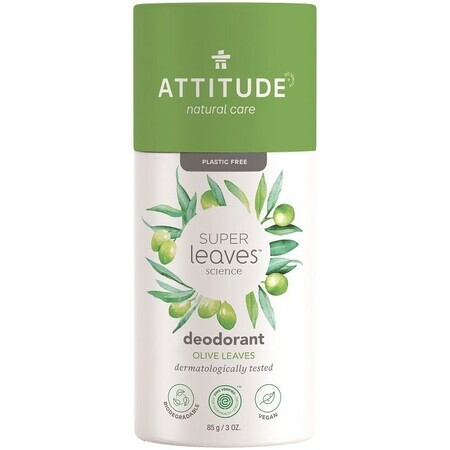 Attitude Super leaves Natural solid deodorant, olive leaves 85 g