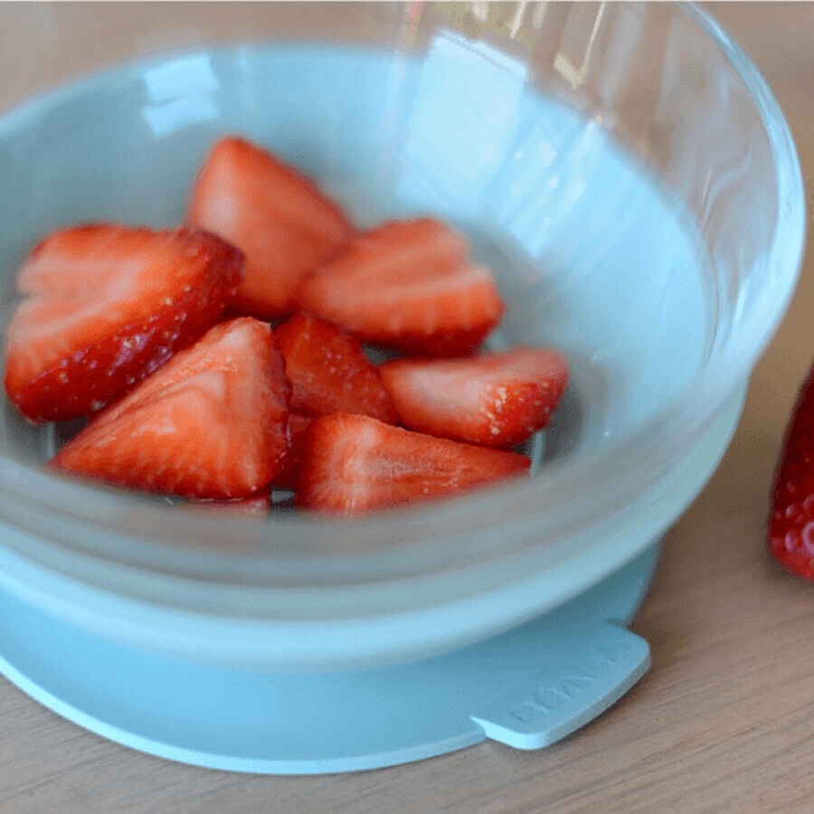 Beaba Dschungel Glas Esstischset mit Saugnäpfen 3 Stück