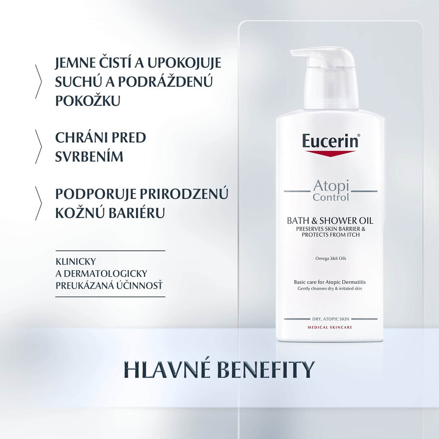 Eucerin AtopiControl Duschöl für trockene Haut 400 ml