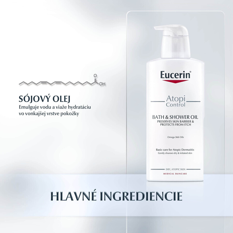 Eucerin AtopiControl Duschöl für trockene Haut 400 ml