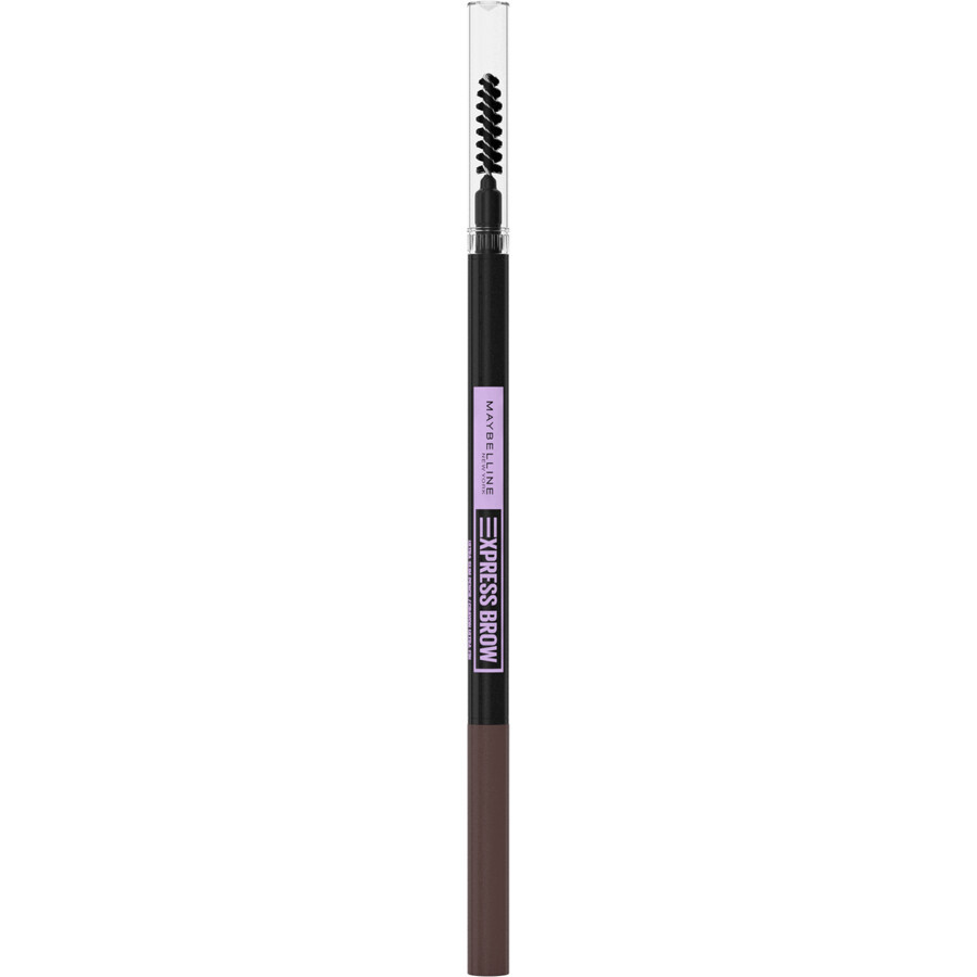 Maybelline New York Brow Ultra Slim, creion pentru sprâncene, 5.5 maro rece, 4.22 g