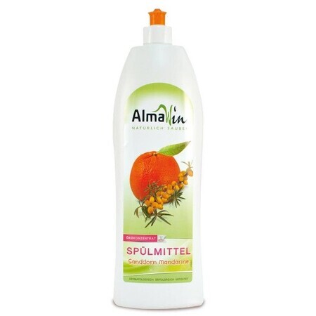 Almawin Detergente per piatti biologico Olivello spinoso - Mandarino biologico 1 litro