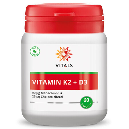 Vitamina K2 + D3 60 cps, Vitals