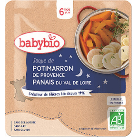 Babybio Pumpkin soup with parsnip 190 g