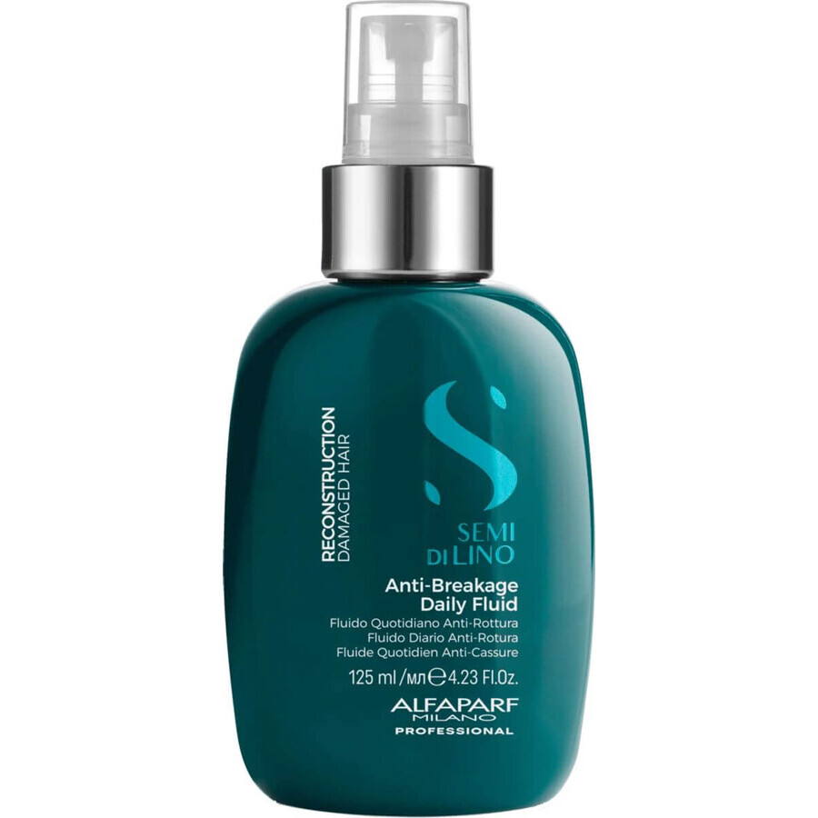 Alfaparf Milano Semi di Lino Reconstruction Anti-Breakage Daily Fluid Fluido quotidiano anti-rottura per capelli danneggiati 125 ml