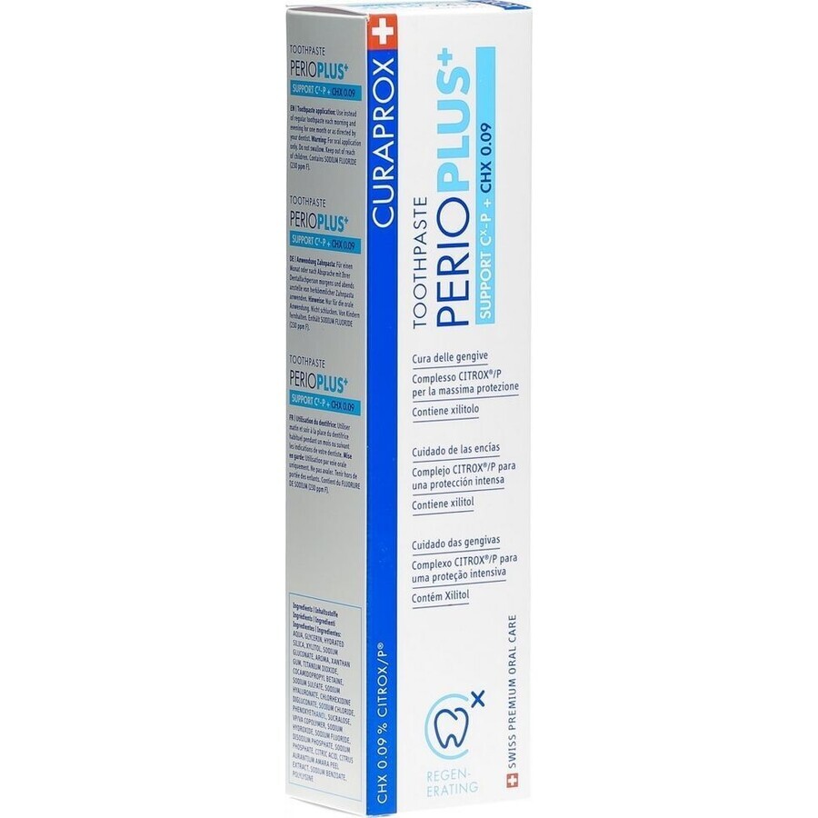 Curaprox Perio Plus CHX 0,09% CHX Support Dentifrice 75 ml