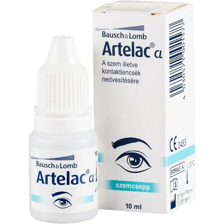 Artelac CL ophthalmic solution, moisturizing sterilizing instillation 10 ml