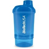 BiotechUSA SHAKER NANO albastru 300 ml + 150 ml