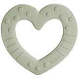 BIBS Baby Beating Teether - heart, sage