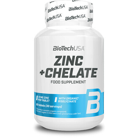 BiotechUSA Zinc + Chelate 60 capsule