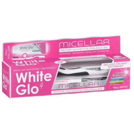 White Glo Micellar Whitening Zahnpasta 150 g