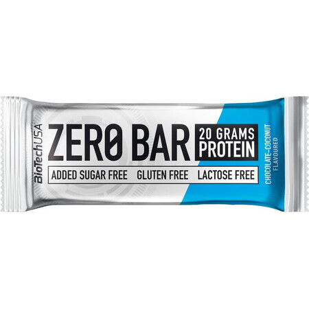 BiotechUSA ZERO (BAR) ciocolată-cocoș 50 g