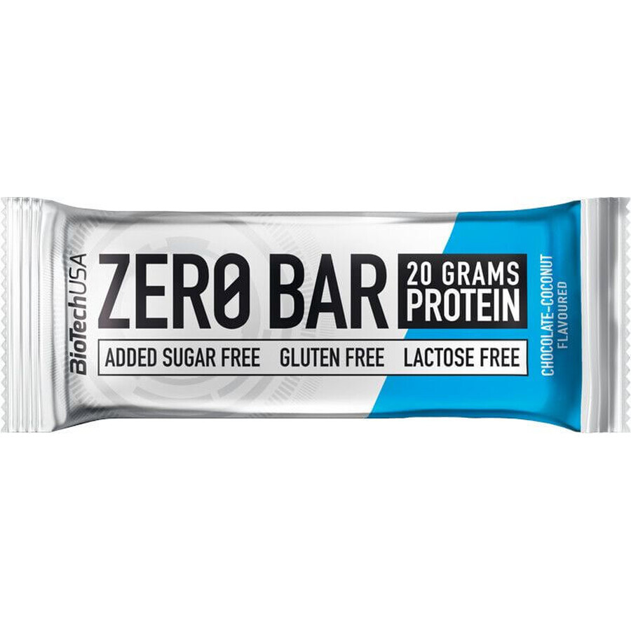 BiotechUSA ZERO (BAR) ciocolată-cocoș 50 g