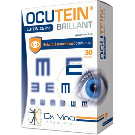 Ocutein BRILLANT Luteină 25 mg - DA VINCI 30 capsule