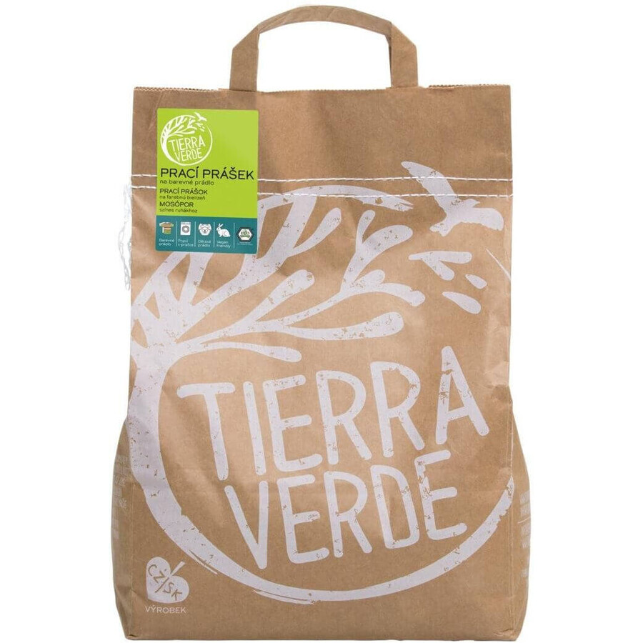 Tierra Verde Washing powder for colored linen pap. bag 5 kg