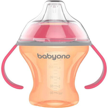 BabyOno NATURAL NURSING Tazza da tè con bocca morbida e non scorrevole 180 ml