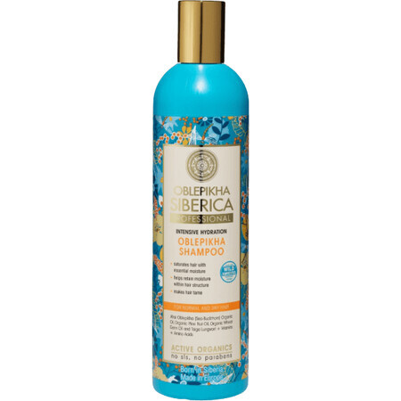 Natura Siberica Duindoorn shampoo voor normaal en droog haar intense hydratatie 400 ml