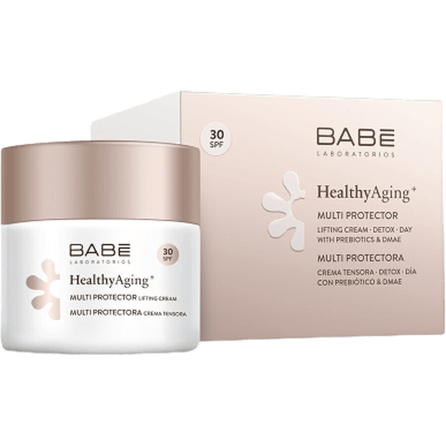 Babé Skin HealthyAging + MuIti straffende Schutzcreme mit SPF 30, 50 ml