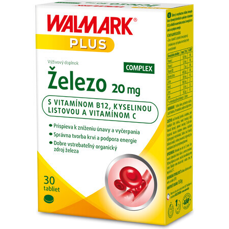 Walmark Fier 20 mg 30 comprimate