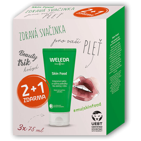 Weleda Hautnahrung Multipack 2+1 3 x 75 ml