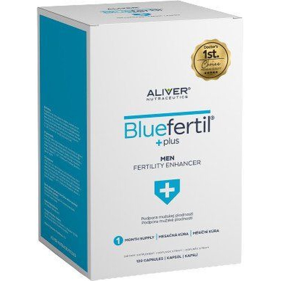 Aliver Nutraceutics BlueFertil Plus integratore alimentare maschile 120 capsule