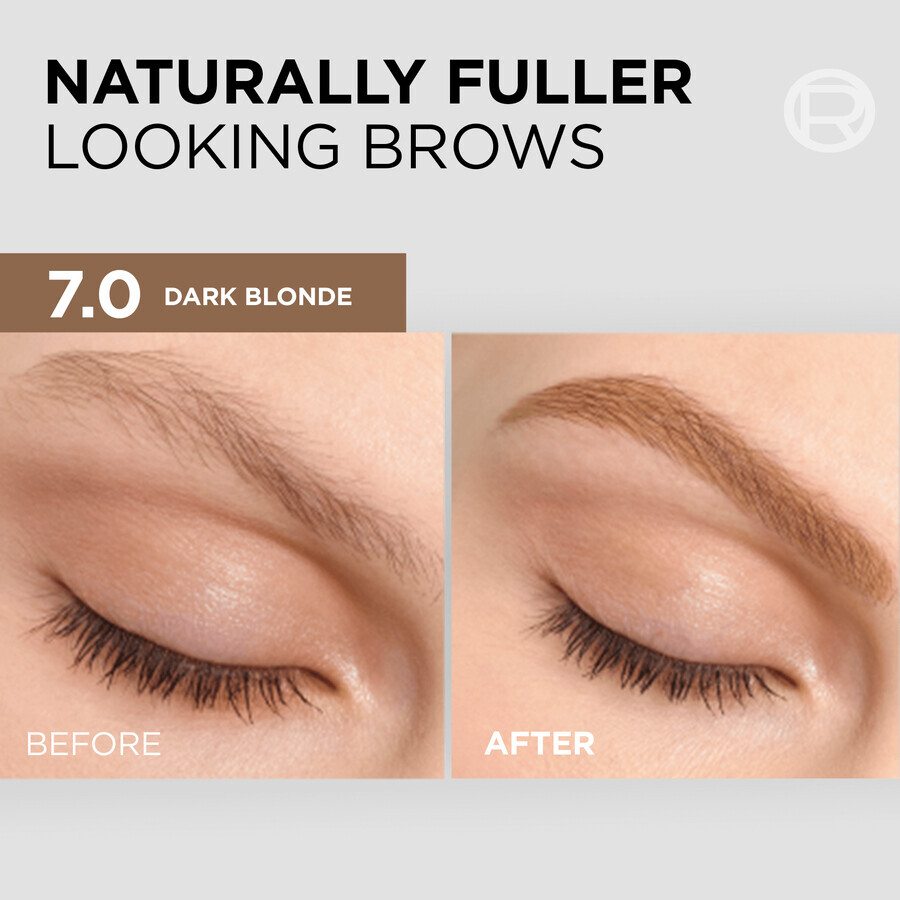 L'Oréal Paris Brow Color 7.0 Brauenfarbe 7.0 Dunkelblond Semi-permanente Augenbrauenfarbe