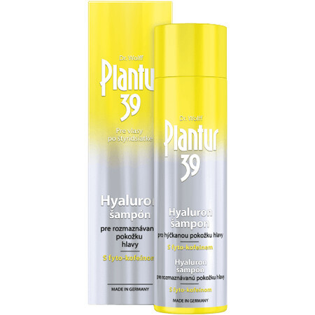 Plantur 39 Hyaluron Shampooing anti-chute pour cuir chevelu sec et démangeaisons 250 ml