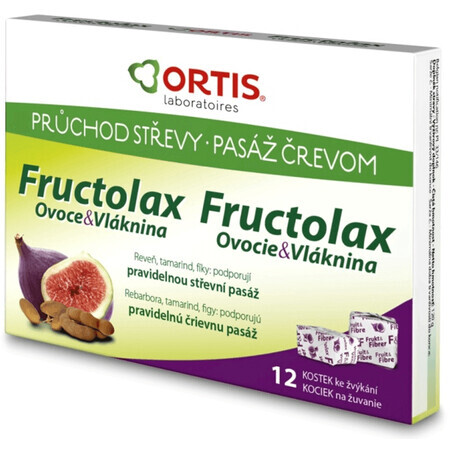 Fructolax Frucht- und Ballaststoffwürfel 24 Stück