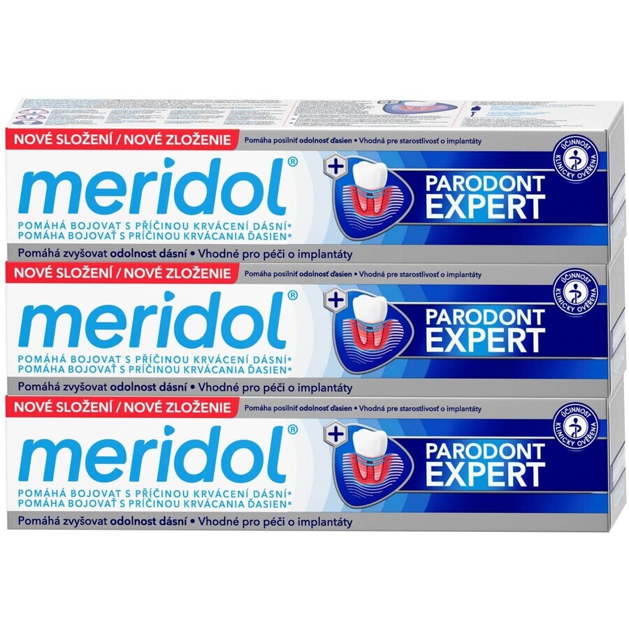 Meridol Parodont Expert Zahnpasta 3 x 75 ml