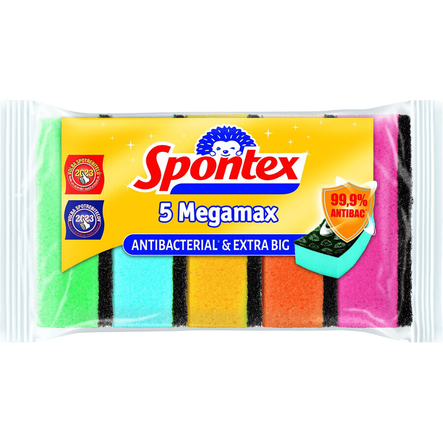 Spontex Megamax, Abwaschschwämme 5 Stück