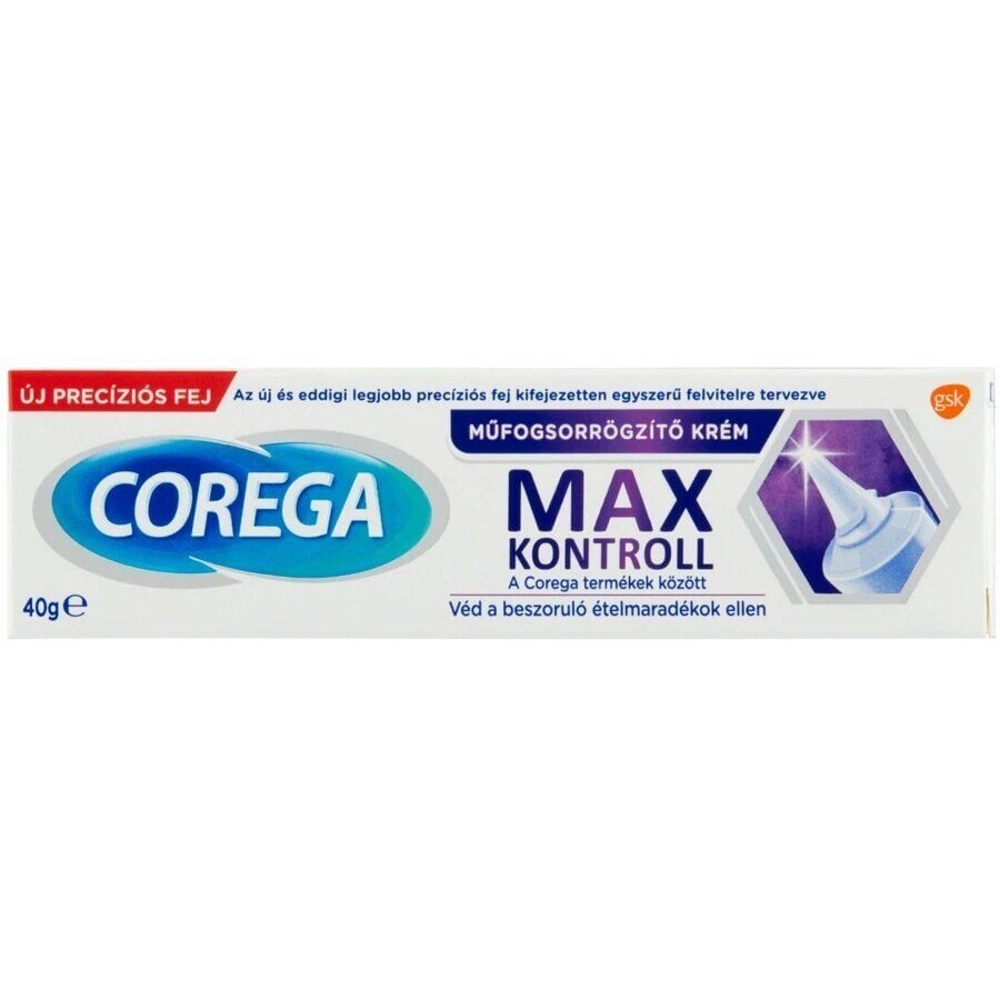 Corega Max Kontroll prothesefixerende crème 40 g