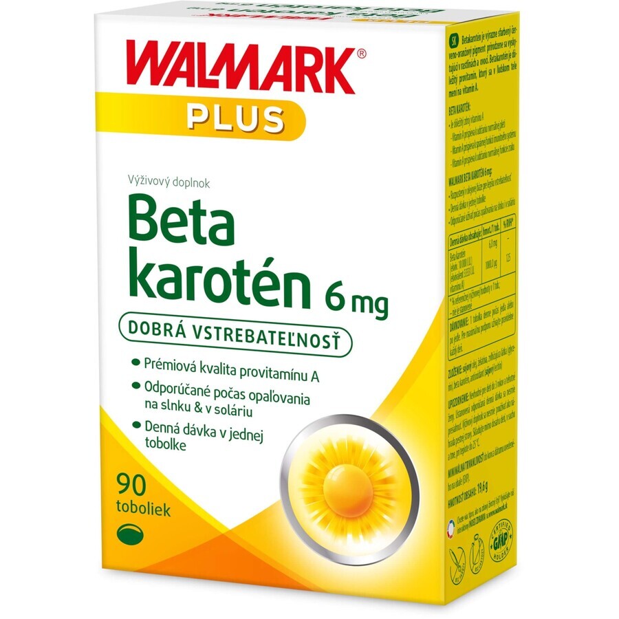 Walmark Betacaroten 6 mg 1 x 90 Kapseln